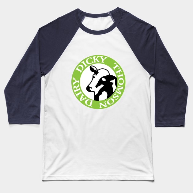 Dicky Thomson Dairy Baseball T-Shirt by SunnyLemonader